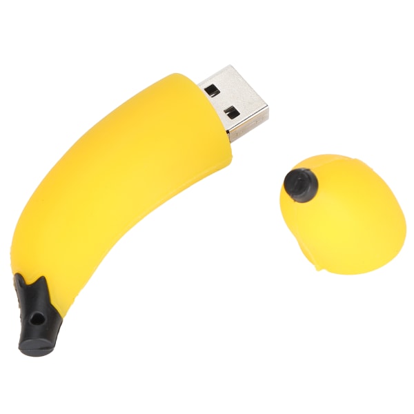 USB-minnepinne Søt tegneserie-bananformet minnepinner for barn Studenter Lærerkollega Gave16GB