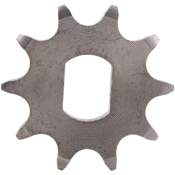 10-tanns stålkjedehjul erstatningsdel for elektrisk trehjulssykkel 0,5 x 0,7 tommer indre diameter