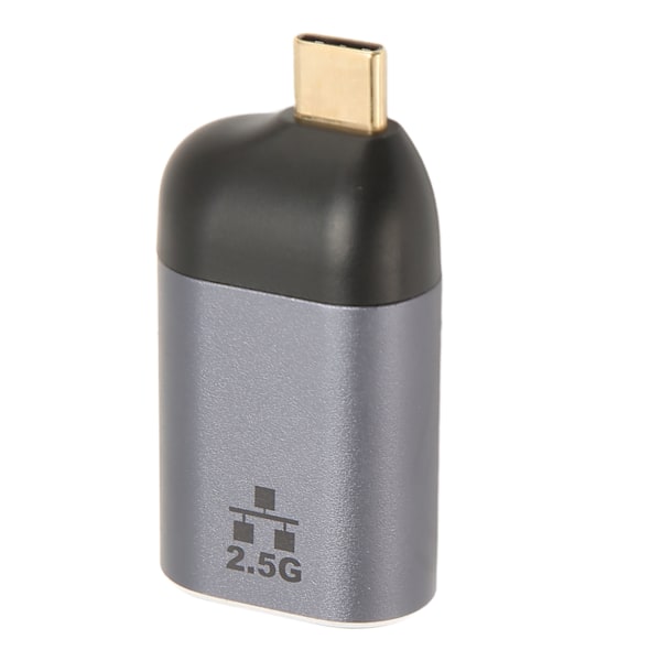Type C til RJ45 Adapter 2500Mbps Plug and Play Aluminium Legeringsskal USB C til Ethernet Adapter til Laptop Tablet