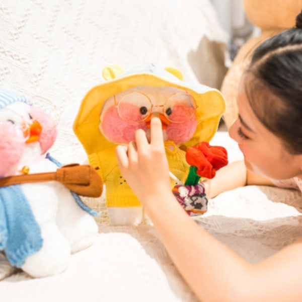 Pink Duck udstoppet legetøj Blød plys dyrelegetøjsgaver til børn drenge piger