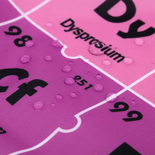 Periodisk system dusjforheng til bad med 12 kroker