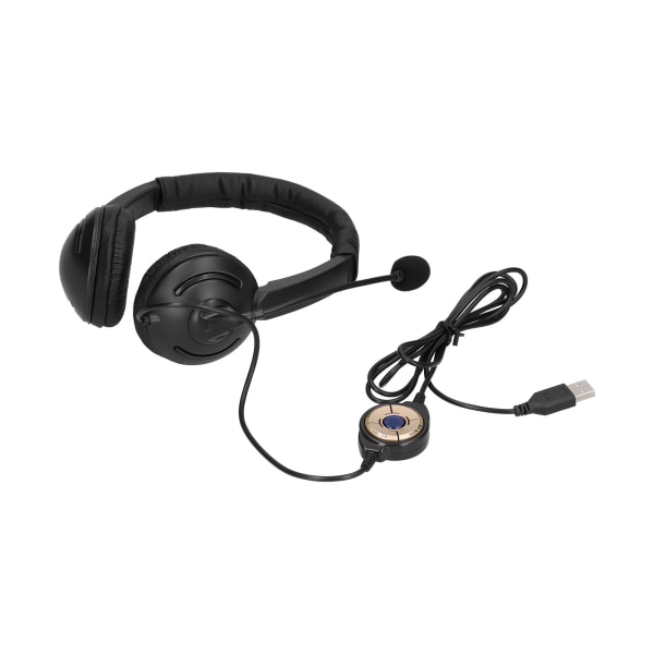 OY359 USB-telefonhodesett Kablet digital lydhodetelefon med mikrofon for Call Center Business Webinar