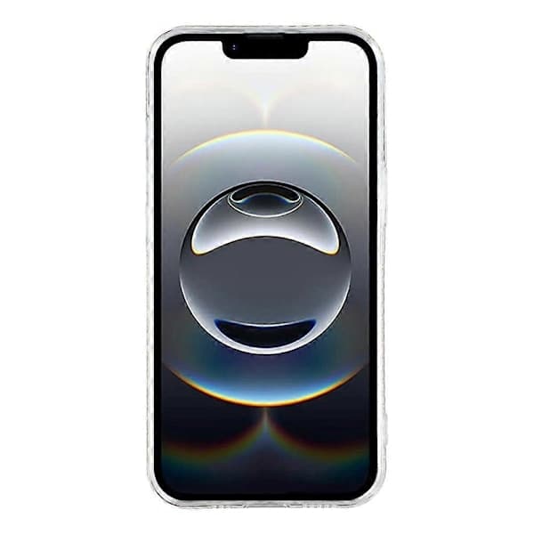 Glitter Strasskantfodral för iPhone 16e, Epoxy TPU Glittrigt Mobiltelefonfodral Guld