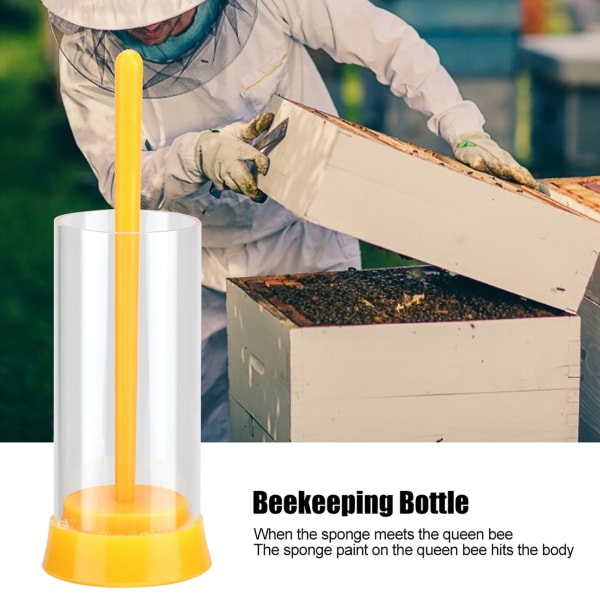 1 STK Holdbar uskadelig biavl Queen Bee-mærket flaske Bier Fertilitetsværktøjer