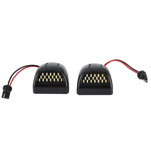 Högkvalitativ 2st ABS LED-nummerskyltlampa för Chevrolet Silverado