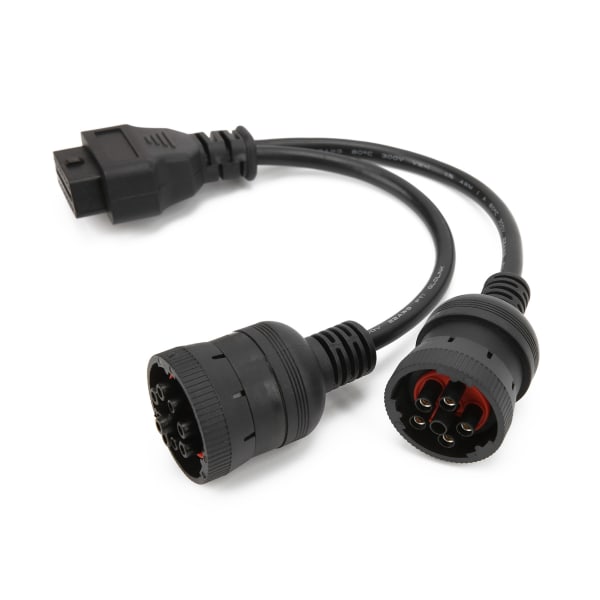 29,5 cm Truck Diagnostic Adapter Kabel hun 16pin OBD2 til 9+6pin Scanner Connect ledning