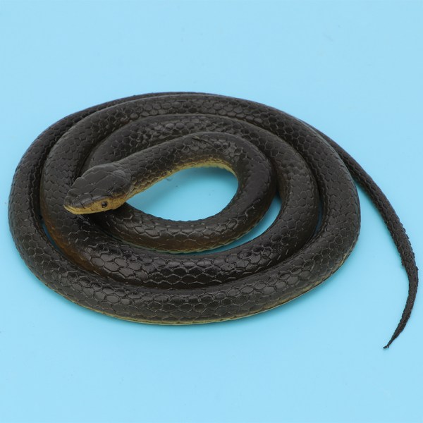 Blød plastsimulering Slange Model Legetøj Fake Snake Dyr Børn Sjovt Prank Legetøj
