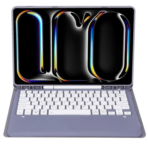 A14B Bluetooth Keyboard Case with Pen Holder for iPad Pro 13 (2024), Ultra-thin Tablet Case