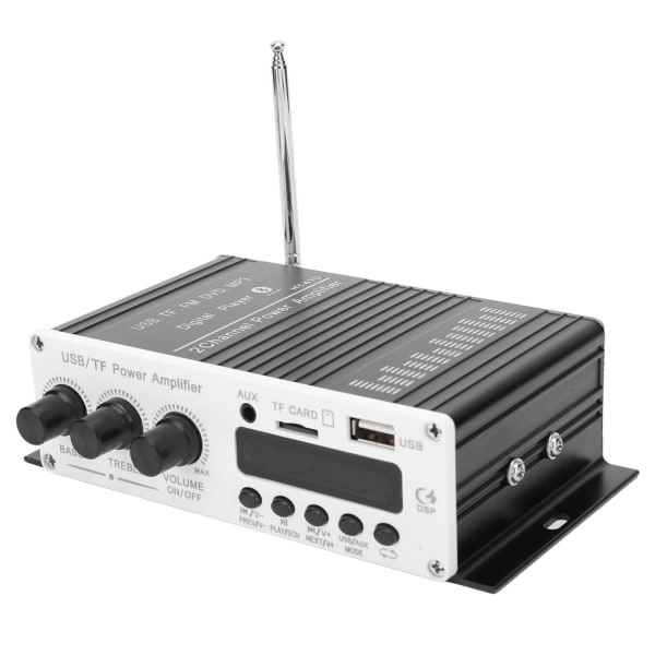 USB-minnekort FM 3 i 1 Stereo Power Audio Amplifier Bluetooth 4.2 digital spiller
