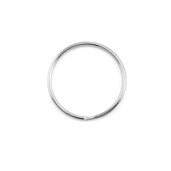 Nøglering, sæt med 20, 5 cm stor åben nøglering