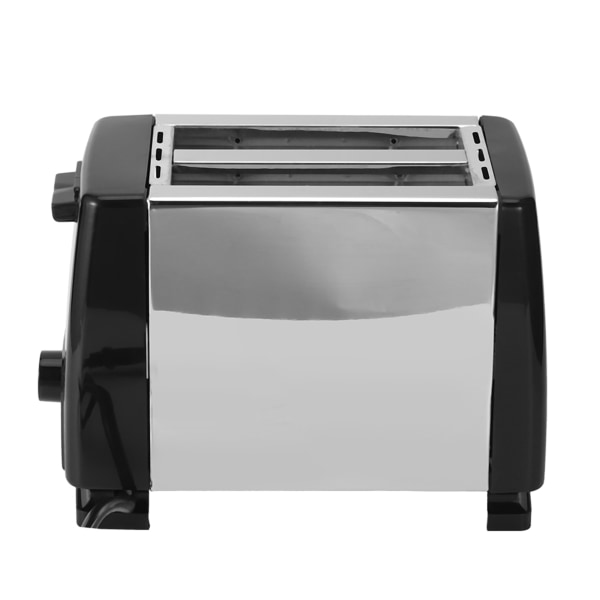 650-850W 2 viipaleen leivänpaahtimet 6 vaihdetta aamiaisen valmistuskone EU-pistoke 220‑240V musta