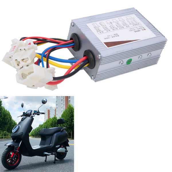 48V 800W Elektrisk Borstmotor Kontroller DC Motor Hastighetskontroll för Elfordon Scooter