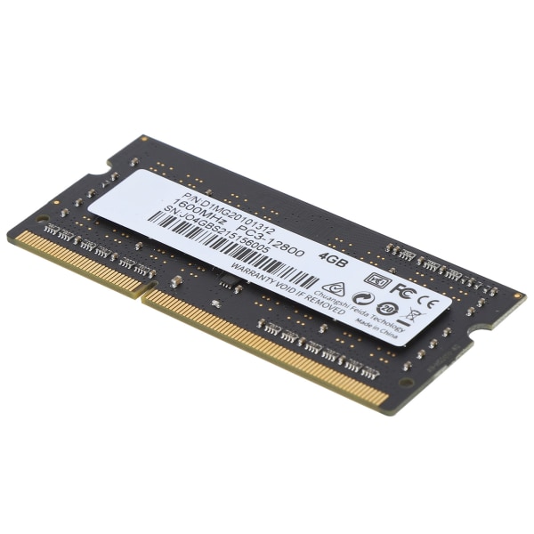 DDR3 RAM Ohut alumiininen korkean suorituskyvyn SODIMM DDR3-1600MHz PC3-12800 kannettavan muisti 4GB