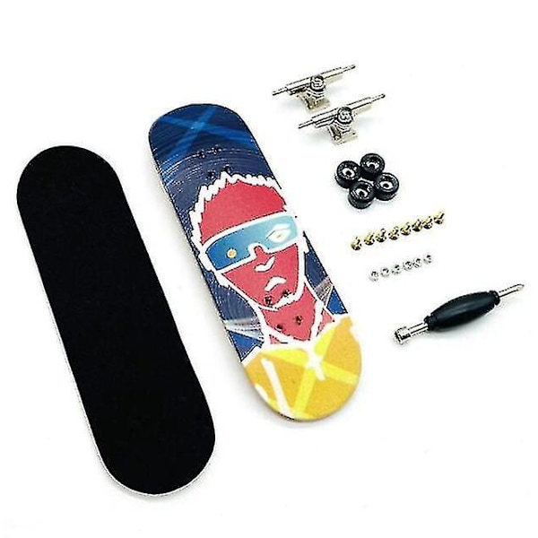 Alloy 32mm Fingerboard Trucks med Fingerhjul - Mini Skateboard Legetøj til Drenge4