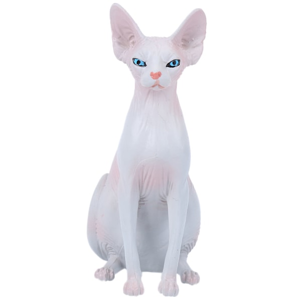 Simulation Hairless Cat Model Home Ornaments Desktop Decoration Kid Children ToyPL127‑1563