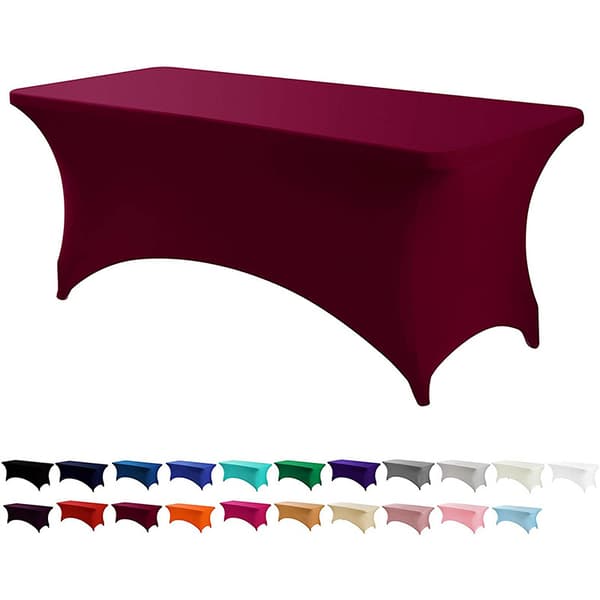 183 cm elastisk duk for håndverk, spandex elastisk duk, vaskbar og rynkebestandig, vinrød Claret