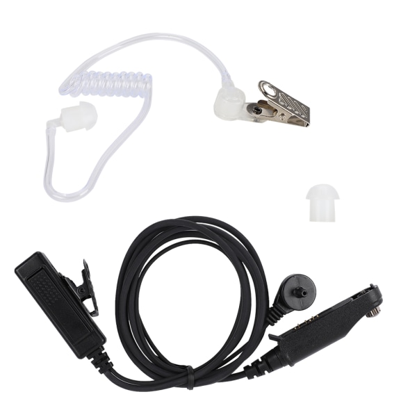 Komfortable ørepropper luftledningshodesett med PTT-knapp for Baofeng UV-9R
