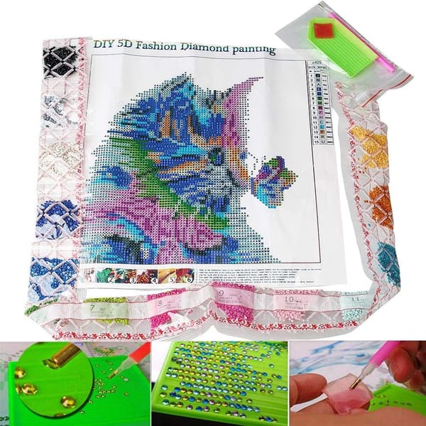 5D diamantmaleri kat, DIY diamantmalerisæt