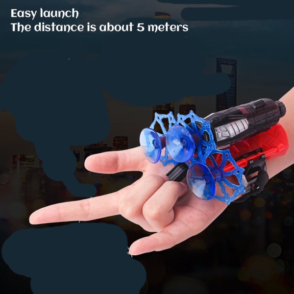 Lasten muovinen Cosplay Glove Hero Launcher set Hauskat lasten opettavat lelut