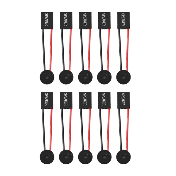 10 stk. Desktop PC Computer Bundkort Kabinet Bip Buzzer Højttaler Stik
