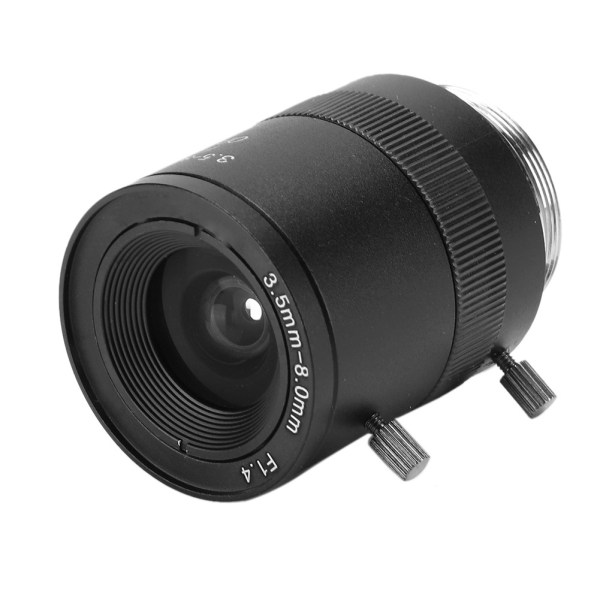 3,5-8 mm 720P aluminiumslegering CS-monteret F1.4 CCTV kamera manuel blændelinse