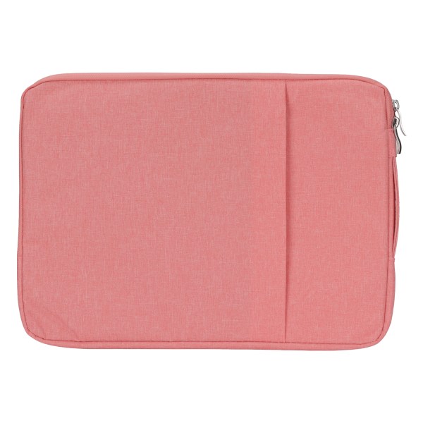 Laptopveske 15.6in 39x29x2cm Dobbeltlagsdesign Polyester Laptop Bæreveske for OS Laptop Pro for HP for Dell Rosa