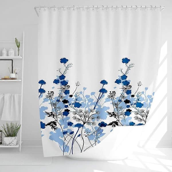 Dusjforheng Mugg- og Mildebestandig - Blomstermønster