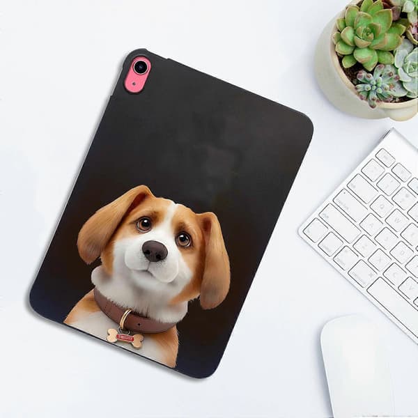 Case for iPad 10.9 (2022) Pattern Print Slim TPU Tablet Protective Case - Harrier Beagle