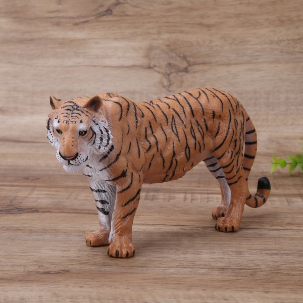 Stor storlek Barn Emulerande Zoo Animal Tiger Leksaker Plast Vilddjur Doll
