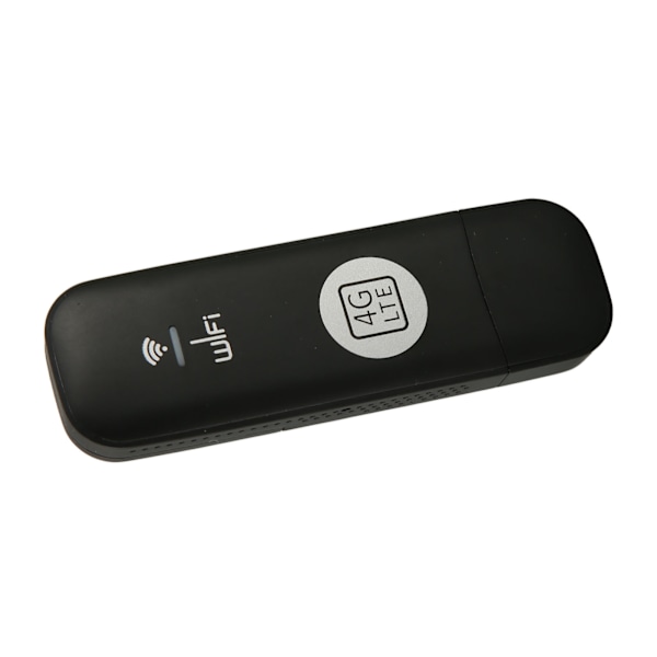 USB WiFi-adapter med Micro SIM-kortspor 150 Mbps, kapasitet for 10 brukere, WPA WPA2-kryptering, WiFi-dongle for Europa Asia, svart