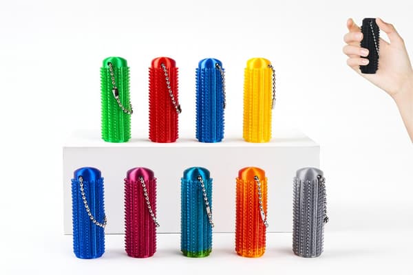 2-pak - Spiky Håndrulle / Stress- og Fidgetlegetøj