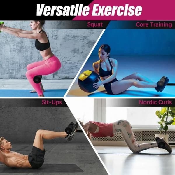 Nordic Curl, justerbar Nordic Hamstring Curl-strop til baglår, sit-ups, squats og maveøvelser