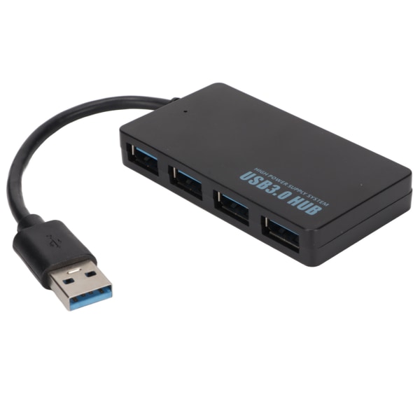 USB Hub 3.0 Ultratunn Portabel 4 Portar 5 Gbps Höghastighets Stabil Dataöverföring Dockningsstation