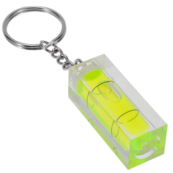 Mini-vatupassi avaimenperä DIY-työkalu uutuuslahja vihreä