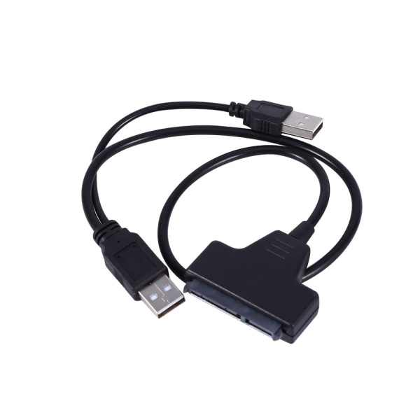 SATA 7 + 15 22-stifts till USB 2.0-kabeladapter för 2,55 HDD-hårddisk med USB power