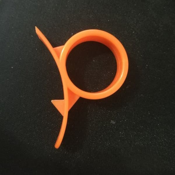 Appelsinskræller sæt, Plastik, Orange, 7 cm, Sæt med 2