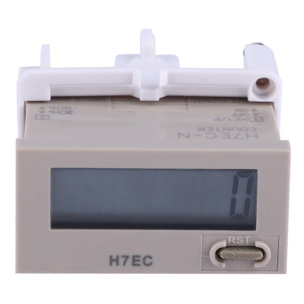 H7EC N 8-numeroinen LCD-näyttö Digitaalinen elektroninen laskuri - 1 kpl