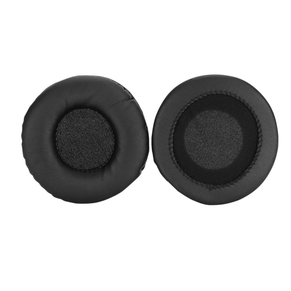 Et par universelle, svarte bomullsutskiftningshodetelefoner, øreputer for 75 mm hodetelefoner