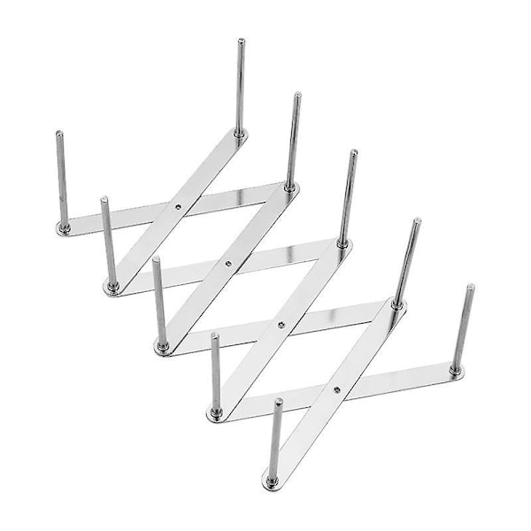 Stainless Steel Pot Lid Rack - Adjustable and Space-Saving