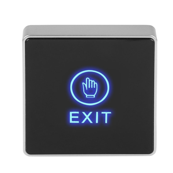 Dörr Touch Exit Frigör upplåsningsknapp Strömbrytare Panel LED-lampa för dörrkontrollsystem