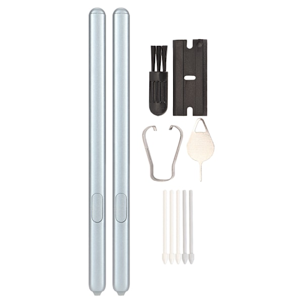 2 stk. Tablet Stylus Pen med 5 udskiftningstips Magnetisk Hurtig Respons til Galaxy Tab S6 SM‑T860 SM‑T865 Blå