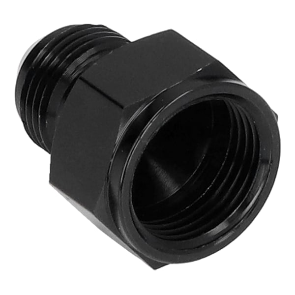 Rörreduceradapter rak AN10 hona till AN8 hane aluminiumlegering svart passning