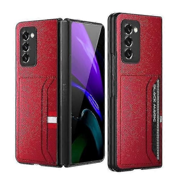 Slankt Letvægts Læderetui Til Samsung Galaxy Z Fold 2 4 Fold4 Fold2 5g Fold.