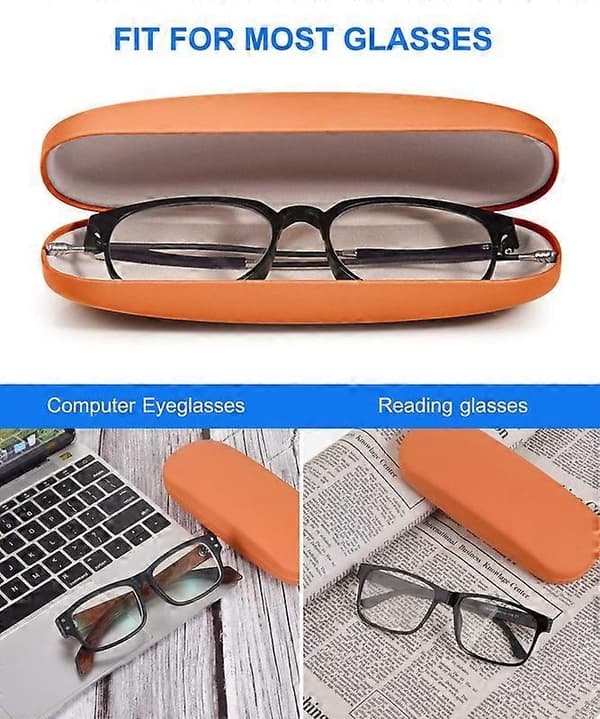 Unisex Hard Shell Eyeglass Case, Protective Case For Glasses