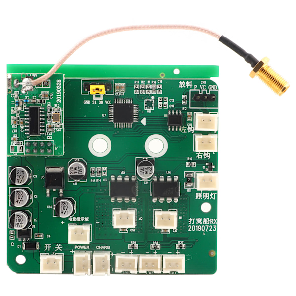RC-veneen runko piirilevy PCB Flytec 2011-5 ulkokalastus syöttiveneelle