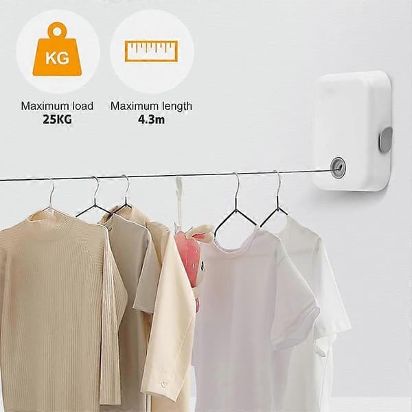 Retractable Heavy Duty Stainless Steel Clothesline