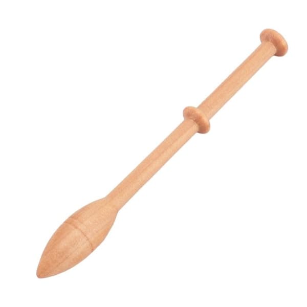 OMABETA 12 stk. kniplepinde i træ, professionelle kniplepinde, DIY knipling