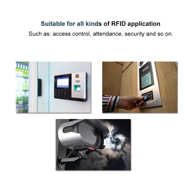 125Khz Smart RFID ID-kortleser USB-nærhetssensor Ingen stasjon for tilgangskontroll