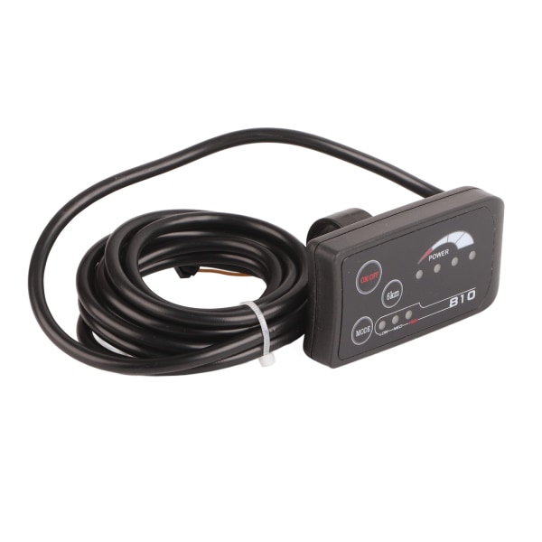 810 LED Display Elektrisk Cykel Kontrollpanel med 5-trådig Kabel