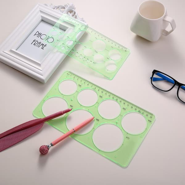3-pack runda ovala ritmallar i plast